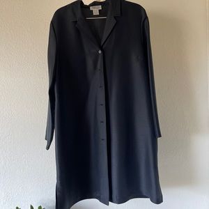 Style & Co Collection Silk Overcoat